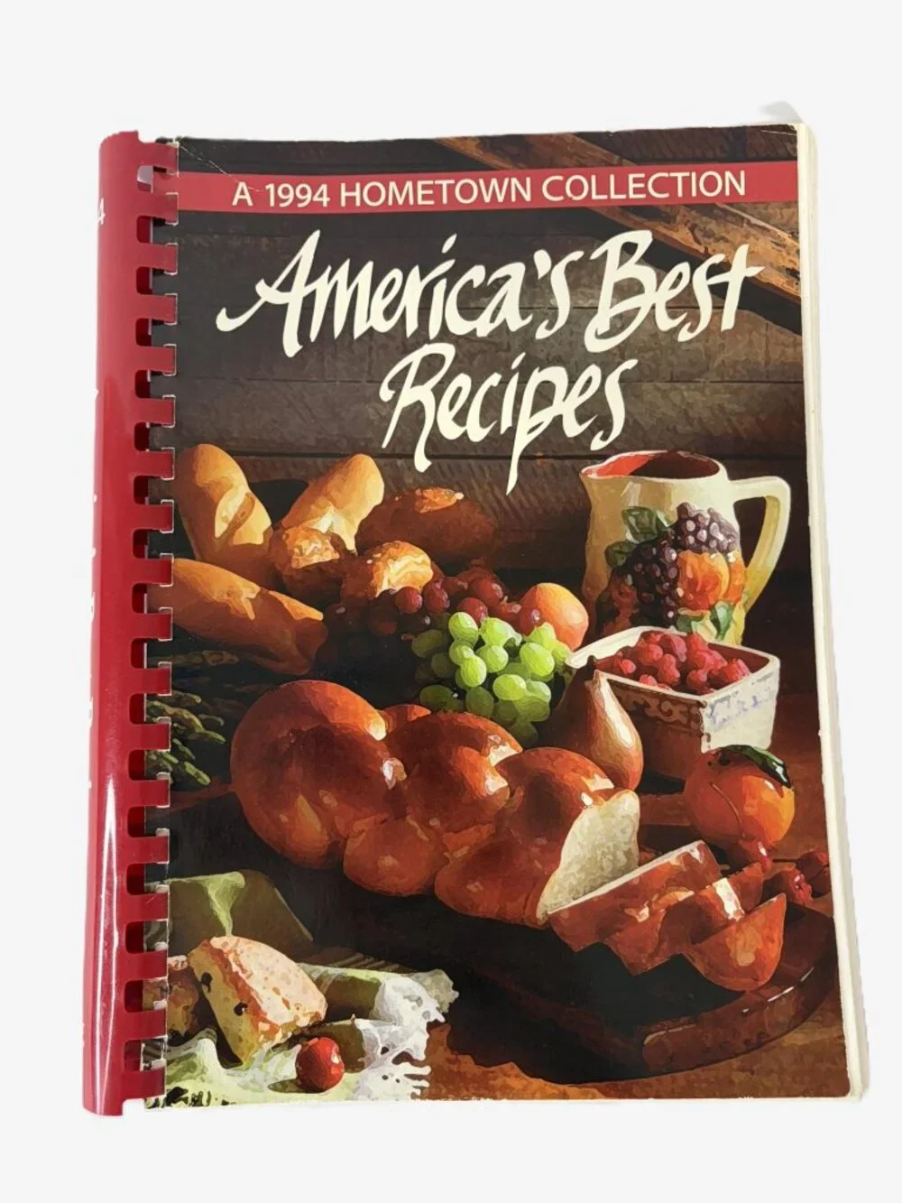 America’s Best Recipes 1994 Hometown Collection Cookbook‎ Spiral Bound Vintage